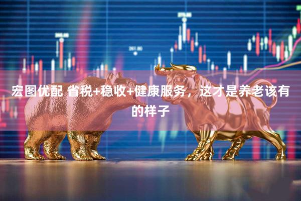 宏图优配 省税+稳收+健康服务，这才是养老该有的样子