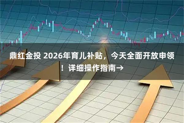 鼎红金投 2026年育儿补贴，今天全面开放申领！详细操作指南→